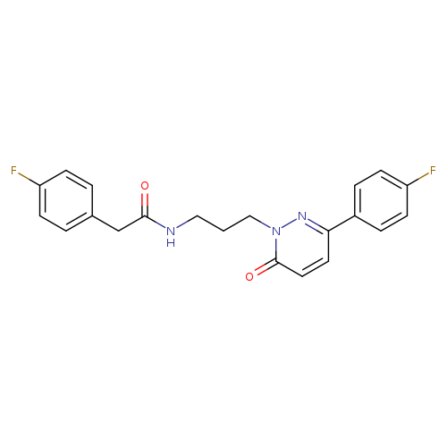 2-(4-fluorophenyl)-N-{3-[3-(4-fluorophenyl)-6-oxo-1,6-dihydropyridazin-1-yl]propyl}acetamide
