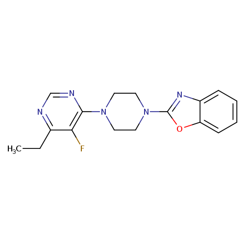 2-[4-(6-ethyl-5-fluoropyrimidin-4-yl)piperazin-1-yl]-1,3-benzoxazole