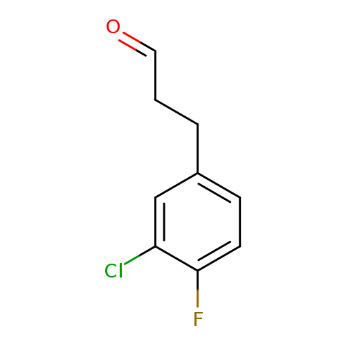 Benzenepropanal, 3-chloro-4-fluoro- (or 3-(3-Chloro-4-fluorophenyl)propionaldehyde )