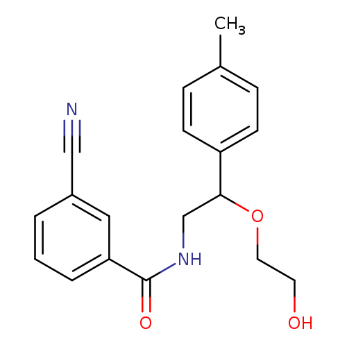 3-cyano-N-[2-(2-hydroxyethoxy)-2-(4-methylphenyl)ethyl]benzamide