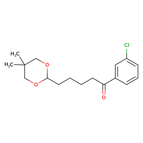 3'-Chloro-5-(5,5-dimethyl-1,3-dioxan-2-yl)valerophenone