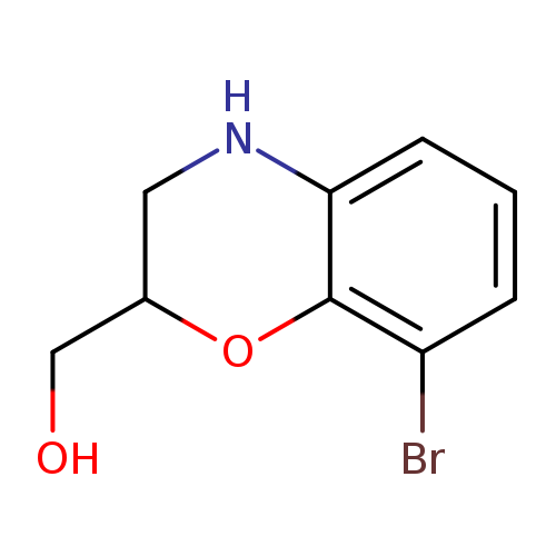 (8-bromo-3,4-dihydro-2H-1,4-benzoxazin-2-yl)methanol