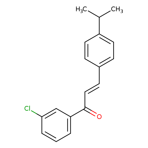 (2E)-1-(3-chlorophenyl)-3-[4-(propan-2-yl)phenyl]prop-2-en-1-one