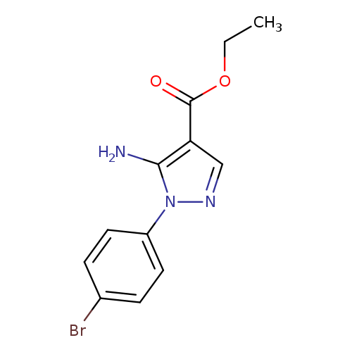 ethyl 5-amino-1-(4-bromophenyl)pyrazole-4-carboxylate