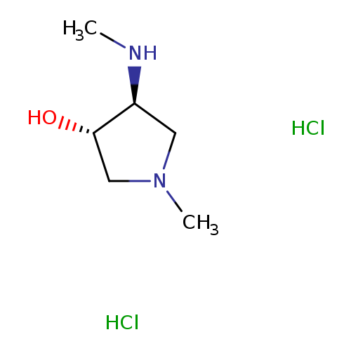 trans-1-methyl-4-(methylamino)-3-pyrrolidinol dihydrochloride