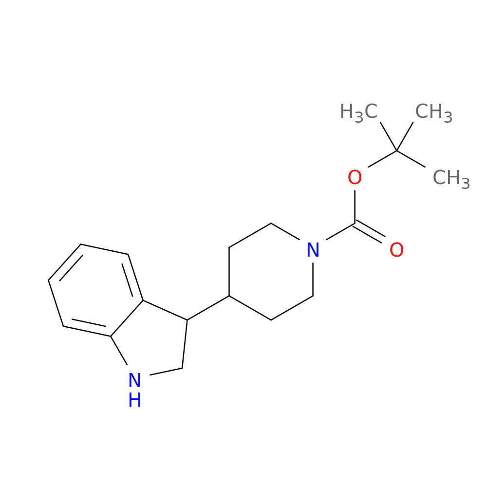 TERT-BUTYL 4-(2,3-DIHYDRO-1H-INDOL-3-YL)PIPERIDINE-1-CARBOXYLATE