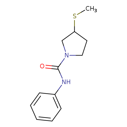 3-(methylsulfanyl)-N-phenylpyrrolidine-1-carboxamide