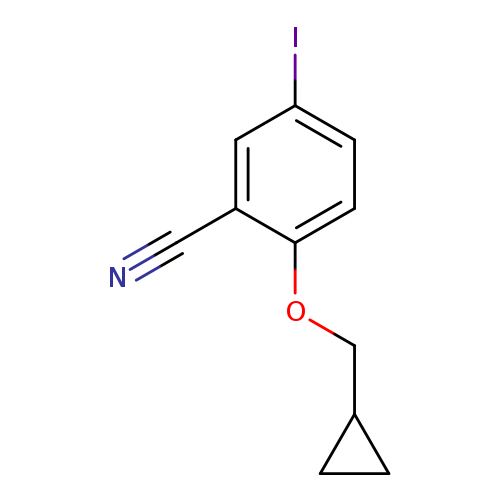 2-(Cyclopropylmethoxy)-5-iodobenzonitrile