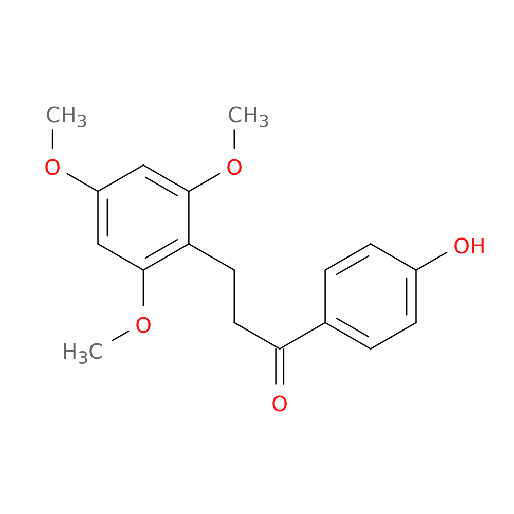 1-Propanone, 1-(4-hydroxyphenyl)-3-(2,4,6-trimethoxyphenyl)-