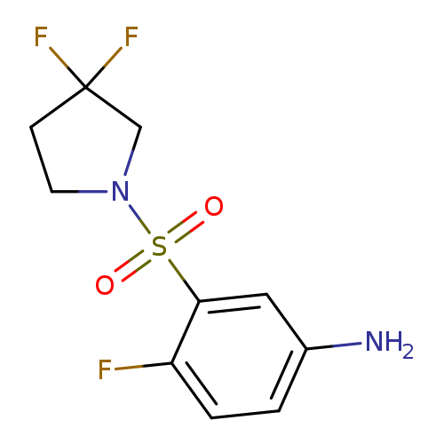 3-(3,3-Difluoro-pyrrolidine-1-sulfonyl)-4-fluoro-phenylamine