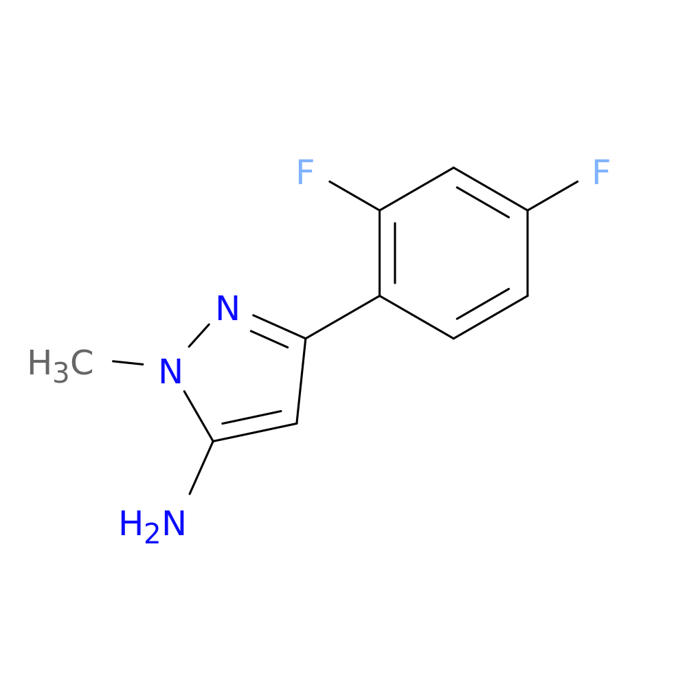 3-(2,4-difluorophenyl)-1-methyl-1H-pyrazol-5-amine