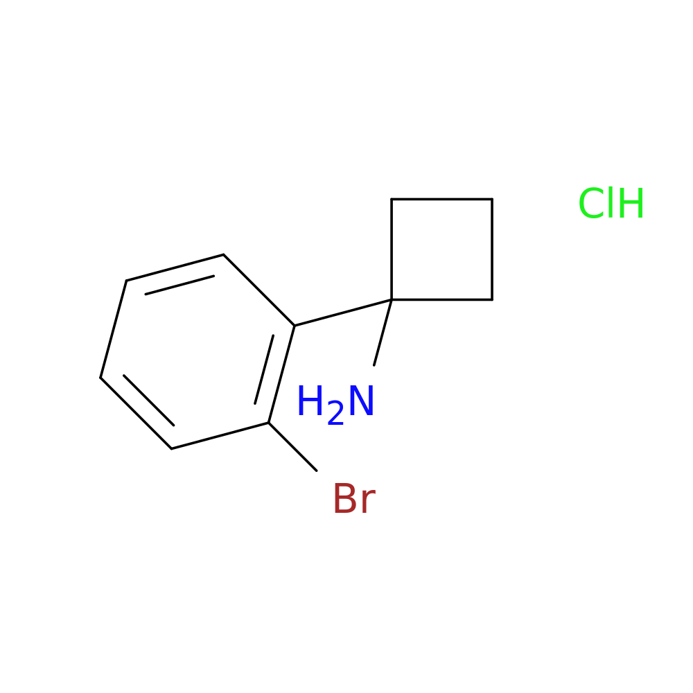 1-(2-bromophenyl)cyclobutan-1-amine hydrochloride