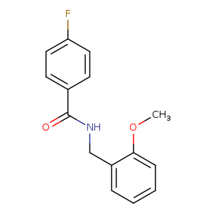 4-fluoro-N-(2-methoxybenzyl)benzamide