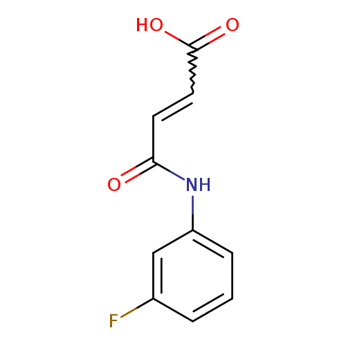 4-[(3-fluorophenyl)amino]-4-oxobut-2-enoic acid