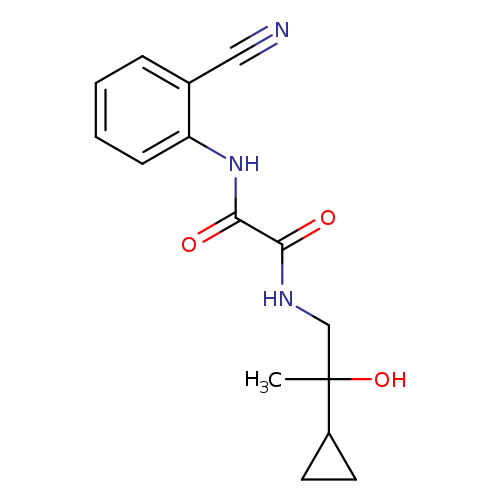N'-(2-cyanophenyl)-N-(2-cyclopropyl-2-hydroxypropyl)ethanediamide