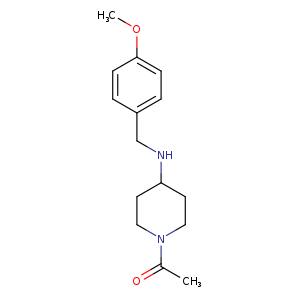 1-Acetyl-n-(4-methoxybenzyl)piperidin-4-amine