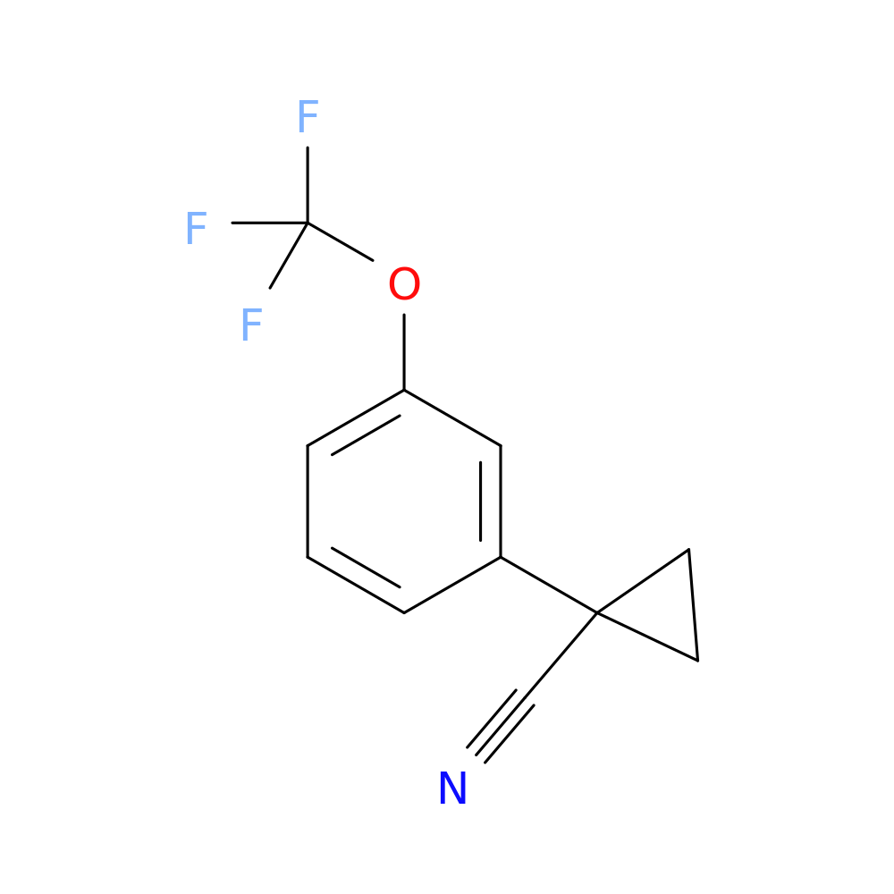1-[3-(Trifluoromethoxy)phenyl]cyclopropane-1-carbonitrile