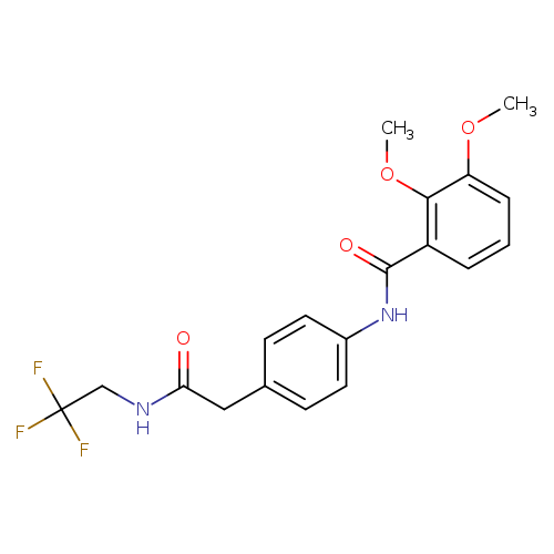 2,3-dimethoxy-N-(4-{[(2,2,2-trifluoroethyl)carbamoyl]methyl}phenyl)benzamide