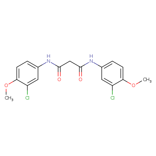 N,N'-bis(3-chloro-4-methoxyphenyl)propanediamide