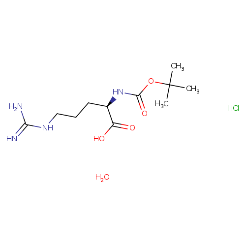 D-Arginine,N2-[(1,1-dimethylethoxy)carbonyl]-, monohydrochloride, monohydrate (9CI)