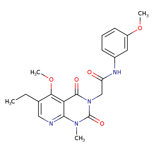 2-{6-ethyl-5-methoxy-1-methyl-2,4-dioxo-1H,2H,3H,4H-pyrido[2,3-d]pyrimidin-3-yl}-N-(3-methoxyphenyl)acetamide