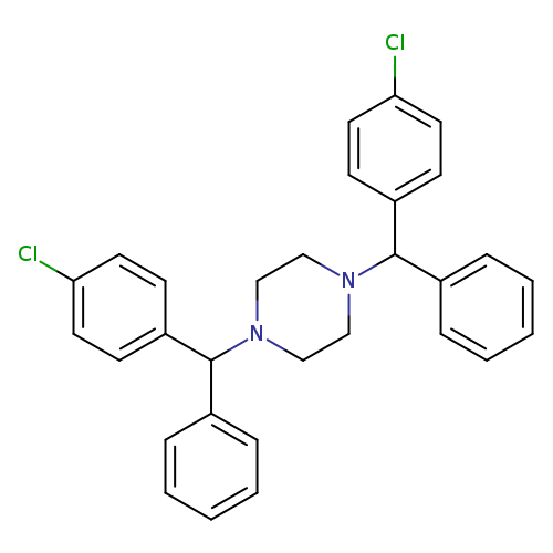 1,4-Bis[(4-chlorophenyl)phenylmethyl]piperazine dihydrochloride