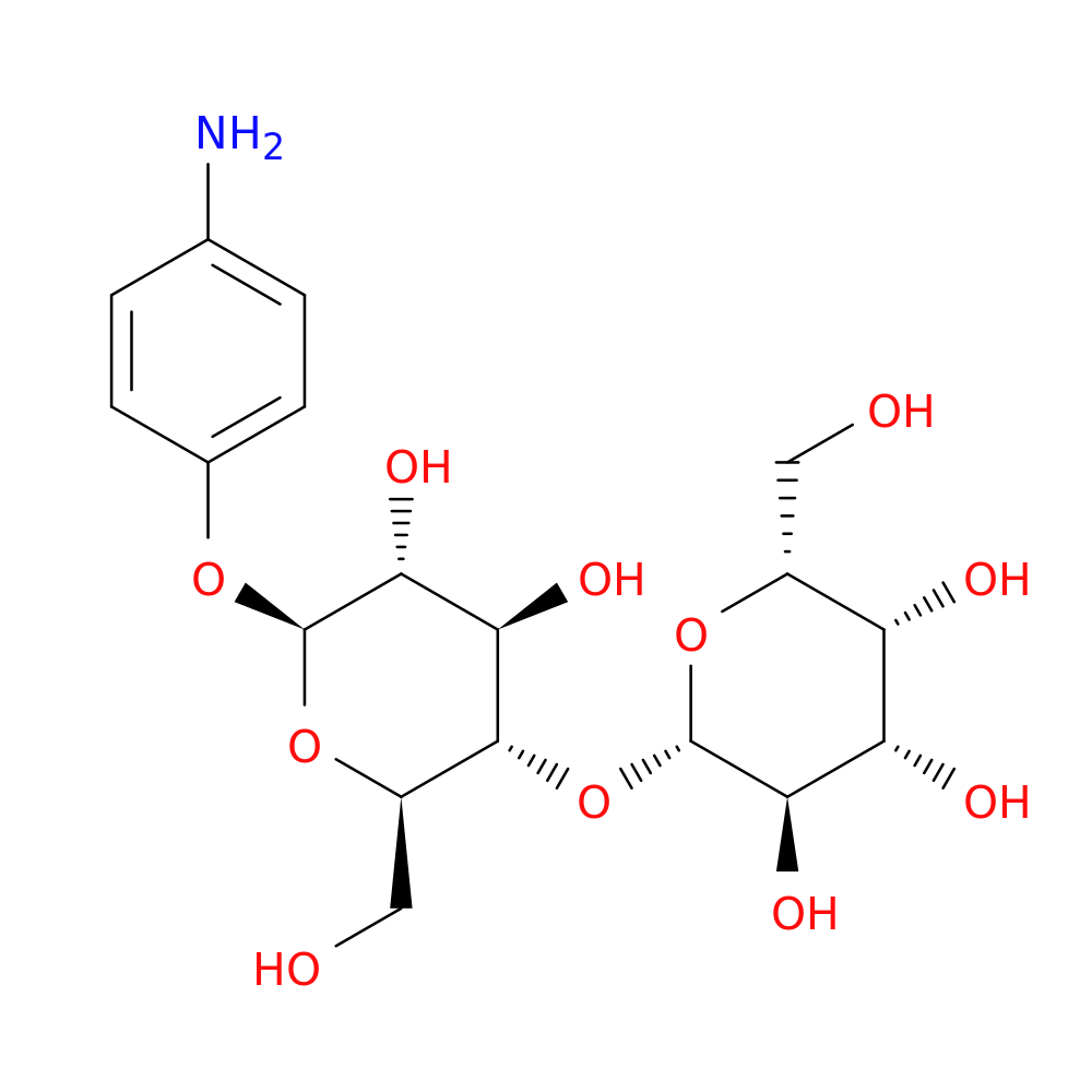 β-D-Glucopyranoside, 4-aminophenyl 4-O-β-D-galactopyranosyl-