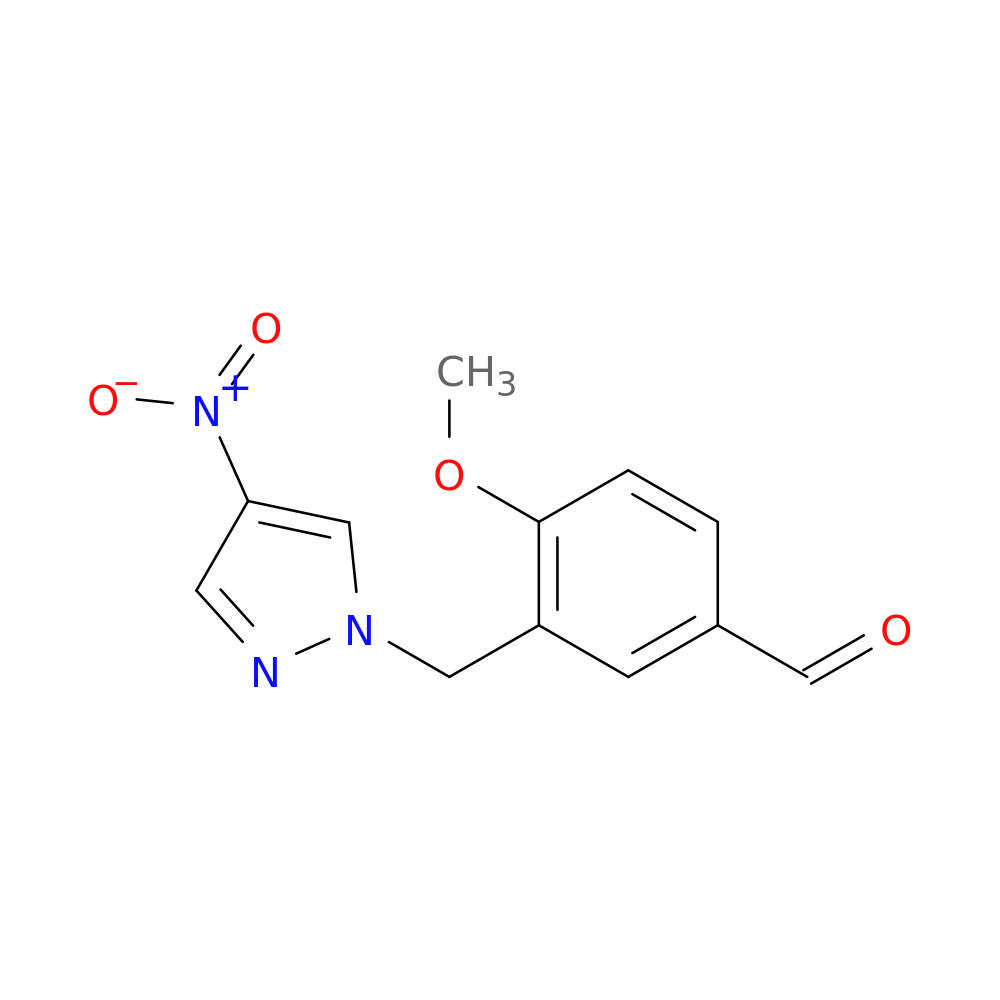 4-Methoxy-3-[(4-nitro-1h-pyrazol-1-yl)methyl]benzaldehyde