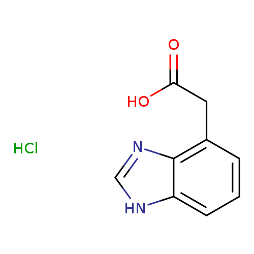 2-(1H-1,3-benzodiazol-4-yl)acetic acid hydrochloride