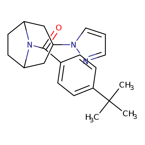 8-(4-tert-butylbenzoyl)-3-(1H-pyrazol-1-yl)-8-azabicyclo[3.2.1]octane