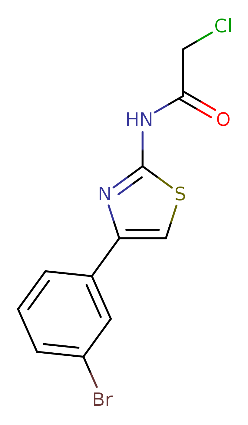 N-[4-(3-bromophenyl)-1,3-thiazol-2-yl]-2-chloroacetamide