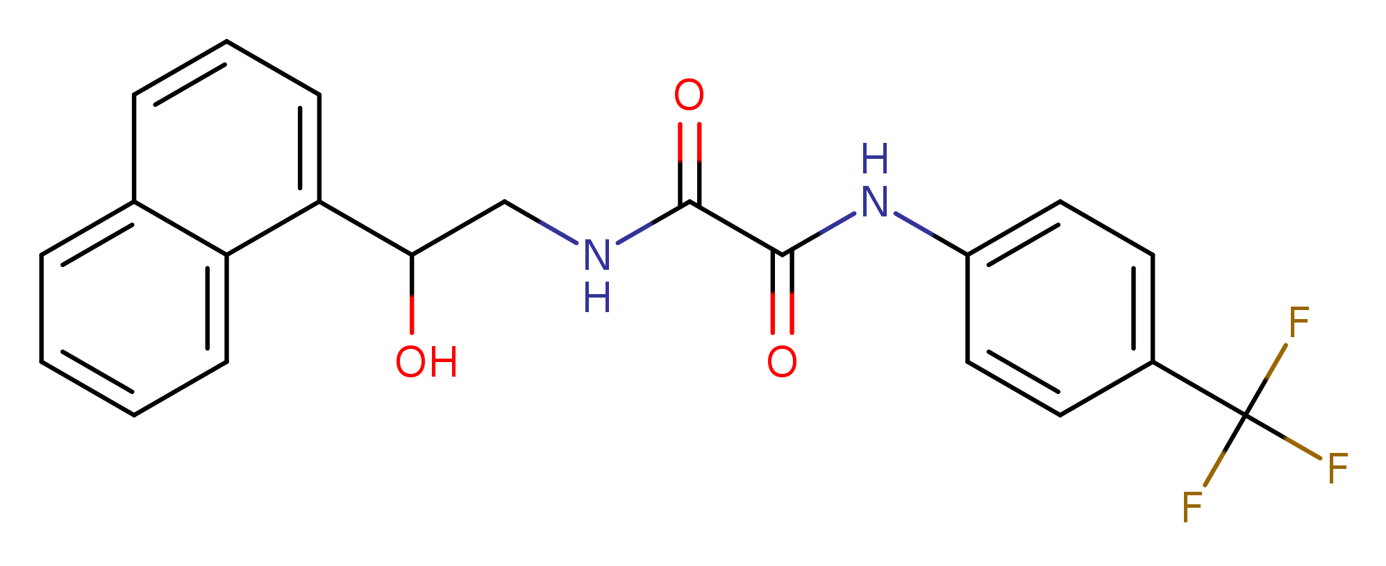 N-[2-hydroxy-2-(naphthalen-1-yl)ethyl]-N'-[4-(trifluoromethyl)phenyl]ethanediamide