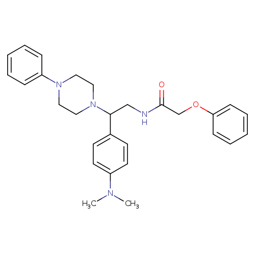 N-{2-[4-(dimethylamino)phenyl]-2-(4-phenylpiperazin-1-yl)ethyl}-2-phenoxyacetamide