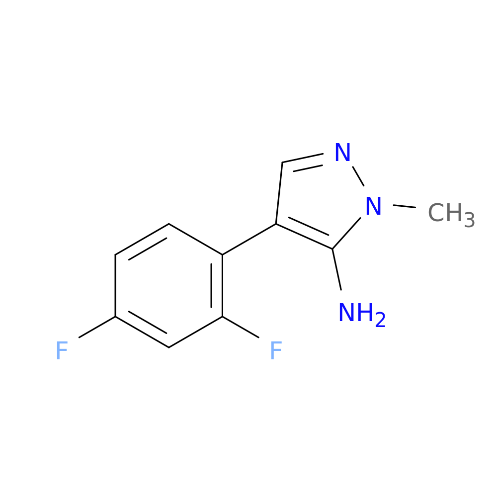 4-(2,4-difluorophenyl)-1-methyl-1H-pyrazol-5-amine