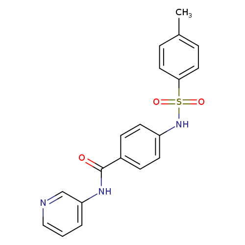 4-(4-methylbenzenesulfonamido)-N-(pyridin-3-yl)benzamide