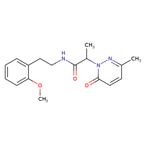 N-[2-(2-methoxyphenyl)ethyl]-2-(3-methyl-6-oxo-1,6-dihydropyridazin-1-yl)propanamide