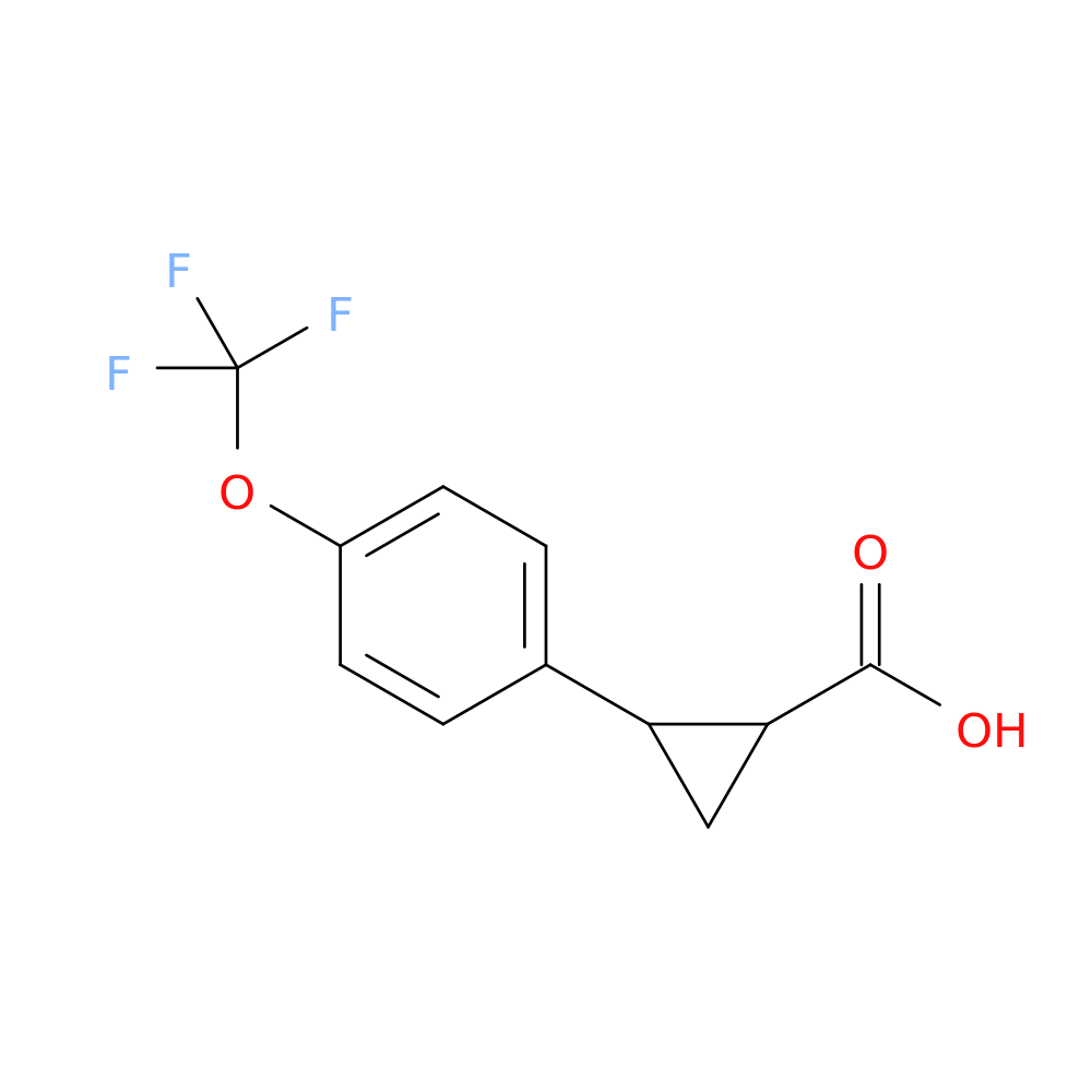 2-(4-(Trifluoromethoxy)phenyl)cyclopropanecarboxylic acid