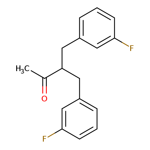4-(3-fluorophenyl)-3-[(3-fluorophenyl)methyl]butan-2-one