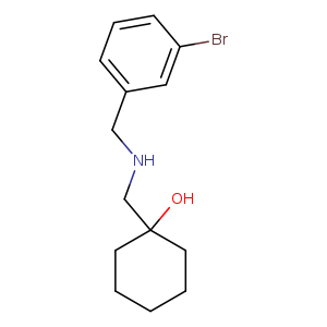 1-({[(3-bromophenyl)methyl]amino}methyl)cyclohexan-1-ol