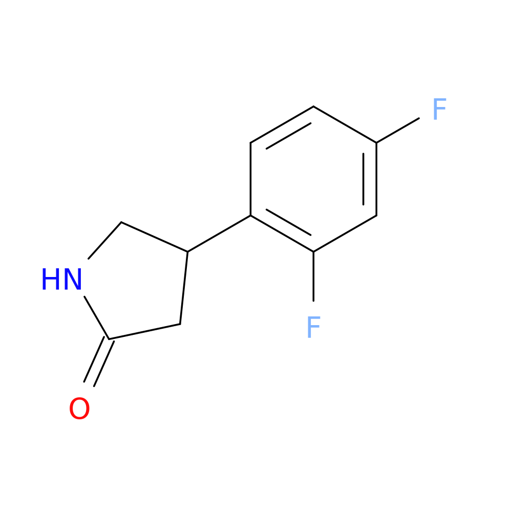 4-(2,4-difluorophenyl)pyrrolidin-2-one