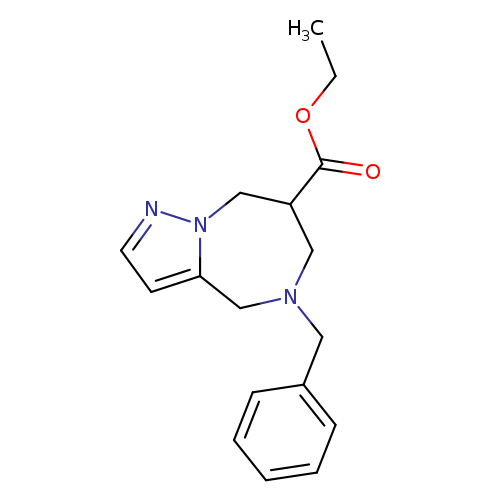 ethyl 5-benzyl-5,6,7,8-tetrahydro-4H-pyrazolo[1,5-a][1,4]diazepine-7-carboxylate