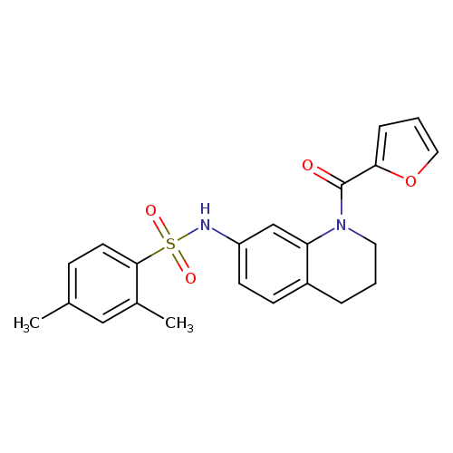 BENZENESULFONAMIDE, N-[1-(2-FURANYLCARBONYL)-1,2,3,4-TETRAHYDRO-7-QUINOLINYL]-2,4-DIMETHYL-