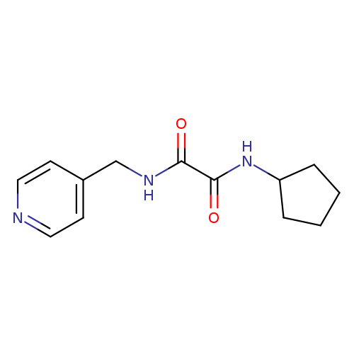 N-cyclopentyl-N'-[(pyridin-4-yl)methyl]ethanediamide