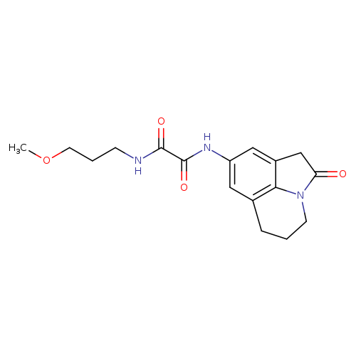 N-(3-methoxypropyl)-N'-{2-oxo-1-azatricyclo[6.3.1.0^{4,12}]dodeca-4,6,8(12)-trien-6-yl}ethanediamide