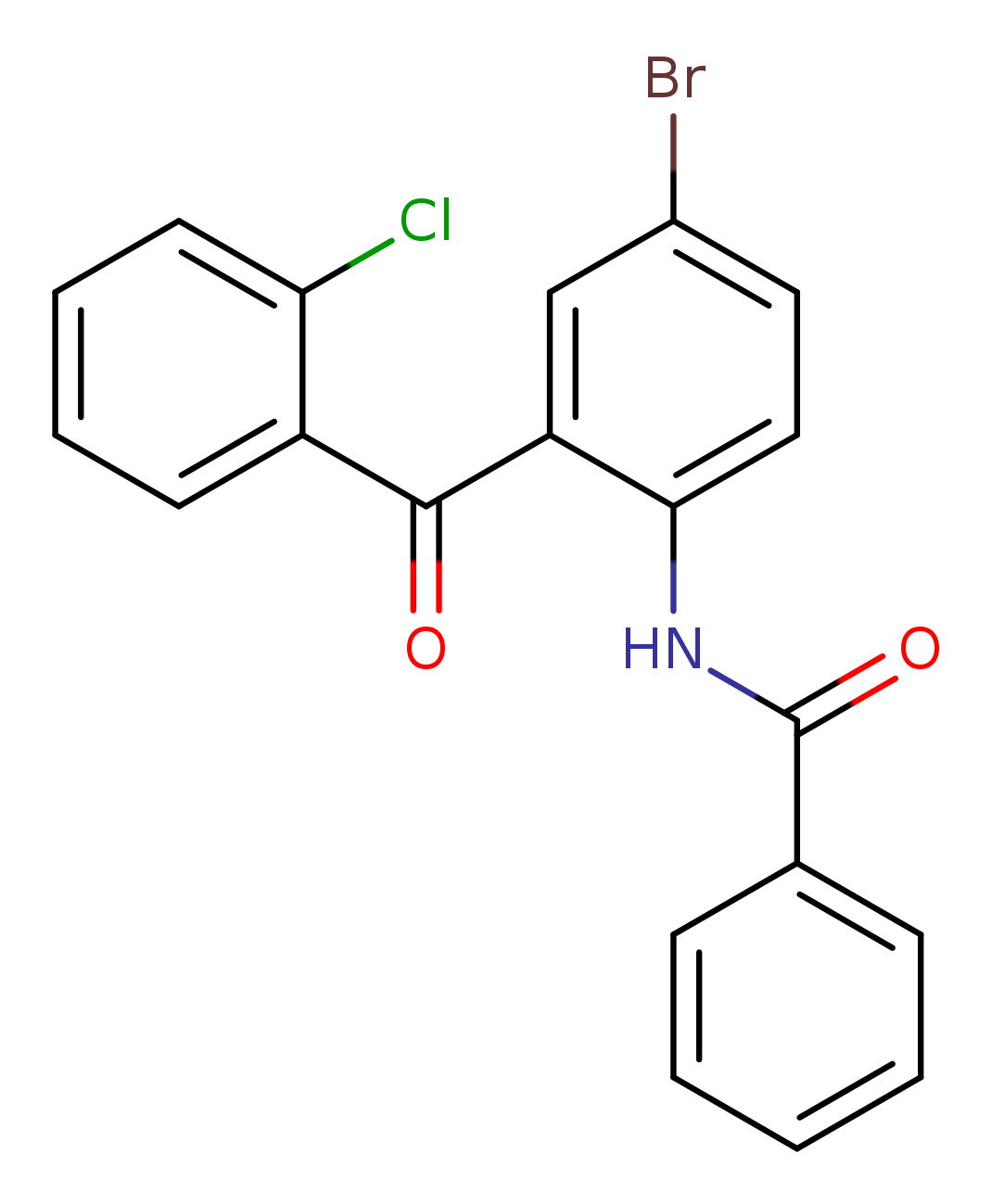 N-[4-bromo-2-(2-chlorobenzoyl)phenyl]benzamide