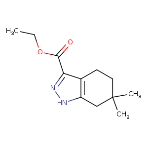 6,6-Dimethyl-4,5,6,7-tetrahydro-1H-indazole-3-carboxylic acid ethyl ester