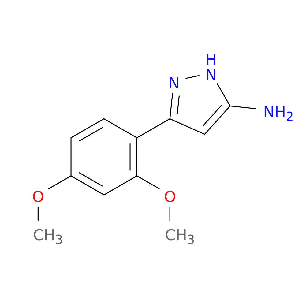 3-(2,4-dimethoxyphenyl)-1H-pyrazol-5-amine