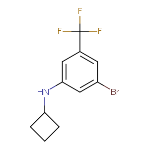 3-Bromo-N-cyclobutyl-5-(trifluoromethyl)aniline