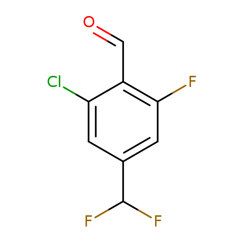 2-chloro-4-(difluoromethyl)-6-fluorobenzaldehyde