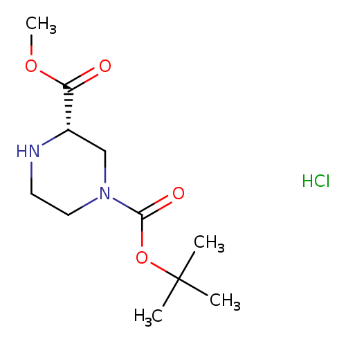 1,3-Piperazinedicarboxylic acid, 1-(1,1-dimethylethyl) 3-methyl ester, hydrochloride (1:1), (3S)-